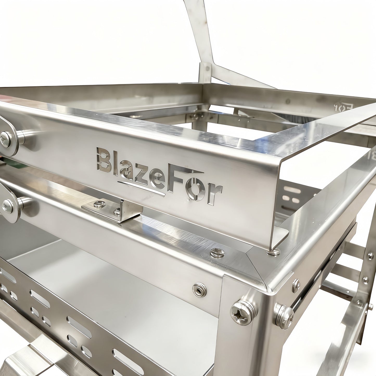 Adjustable Charcoal Rotating Grill for Outdoor BBQ